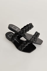 INDY RHINESTONE SANDALS BLACK RHINESTONE - re:vita