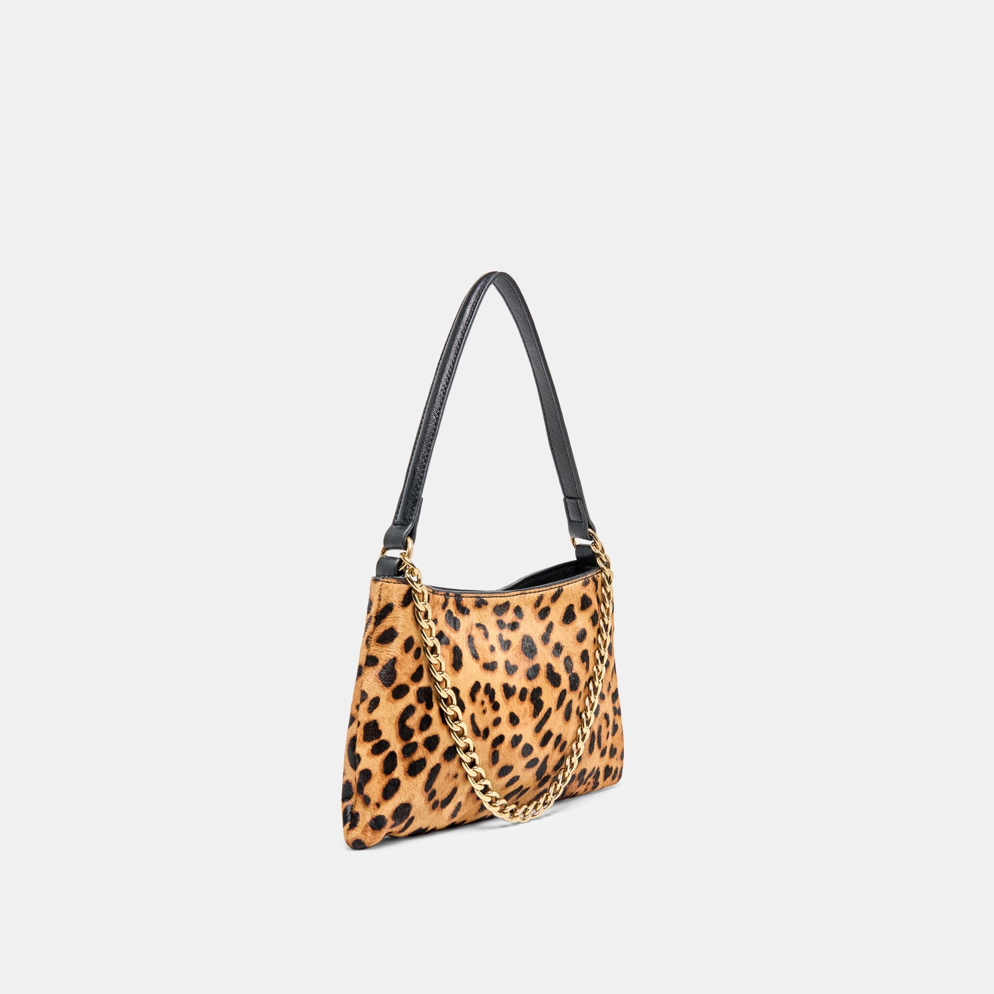 JAGGER SHOULDER BAG LEOPARD CALF HAIR