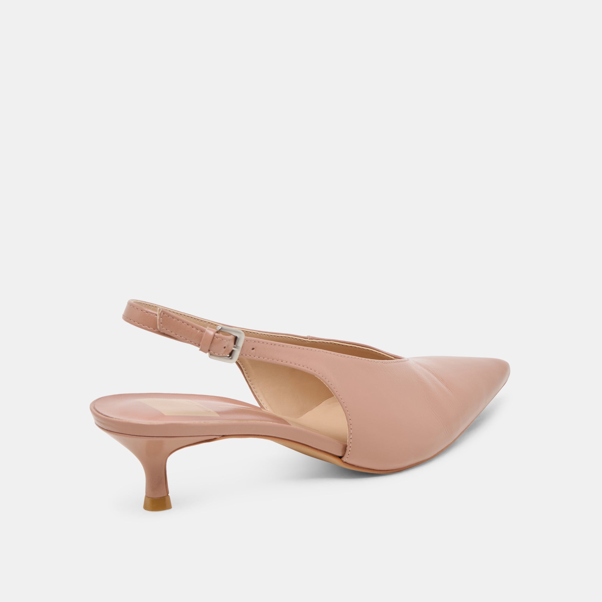 ALENNA HEELS WHISKEY CRINKLE PATENT